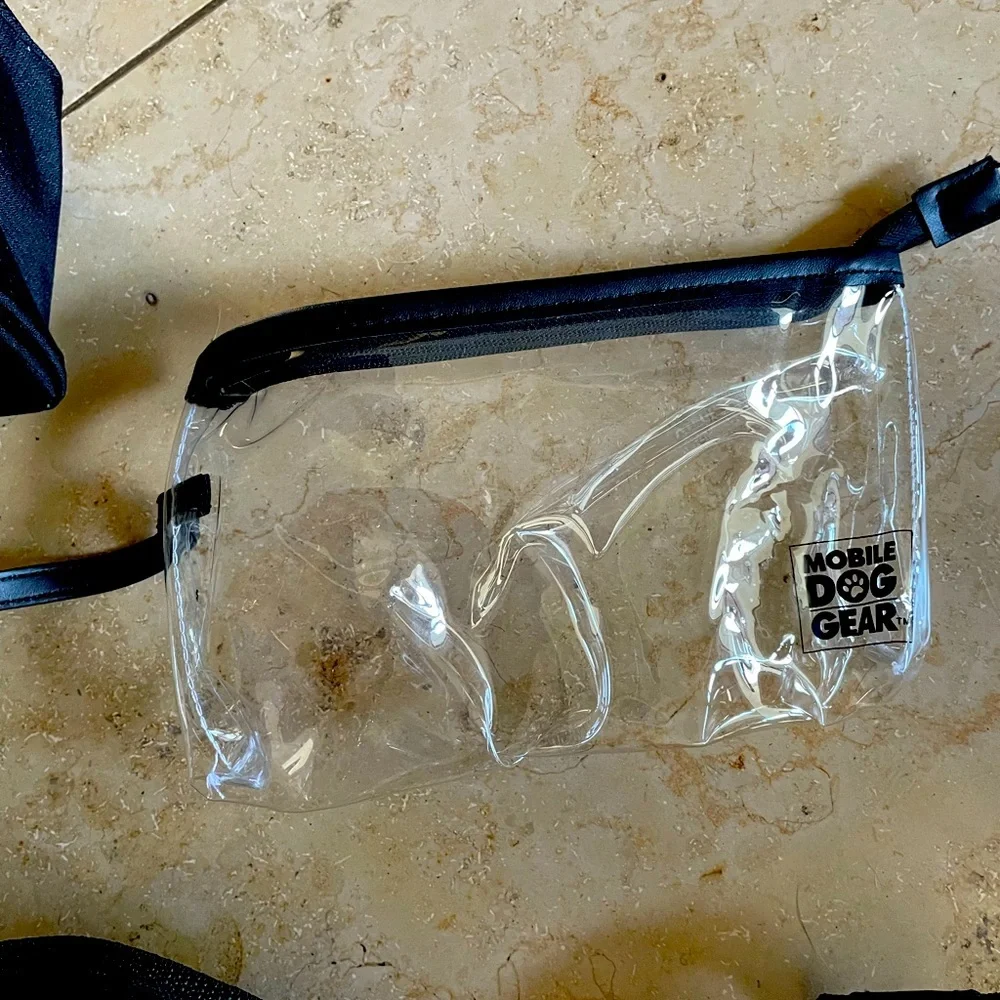 Dogssentials Tote with Food Carrier & Clear Zip Wristlet